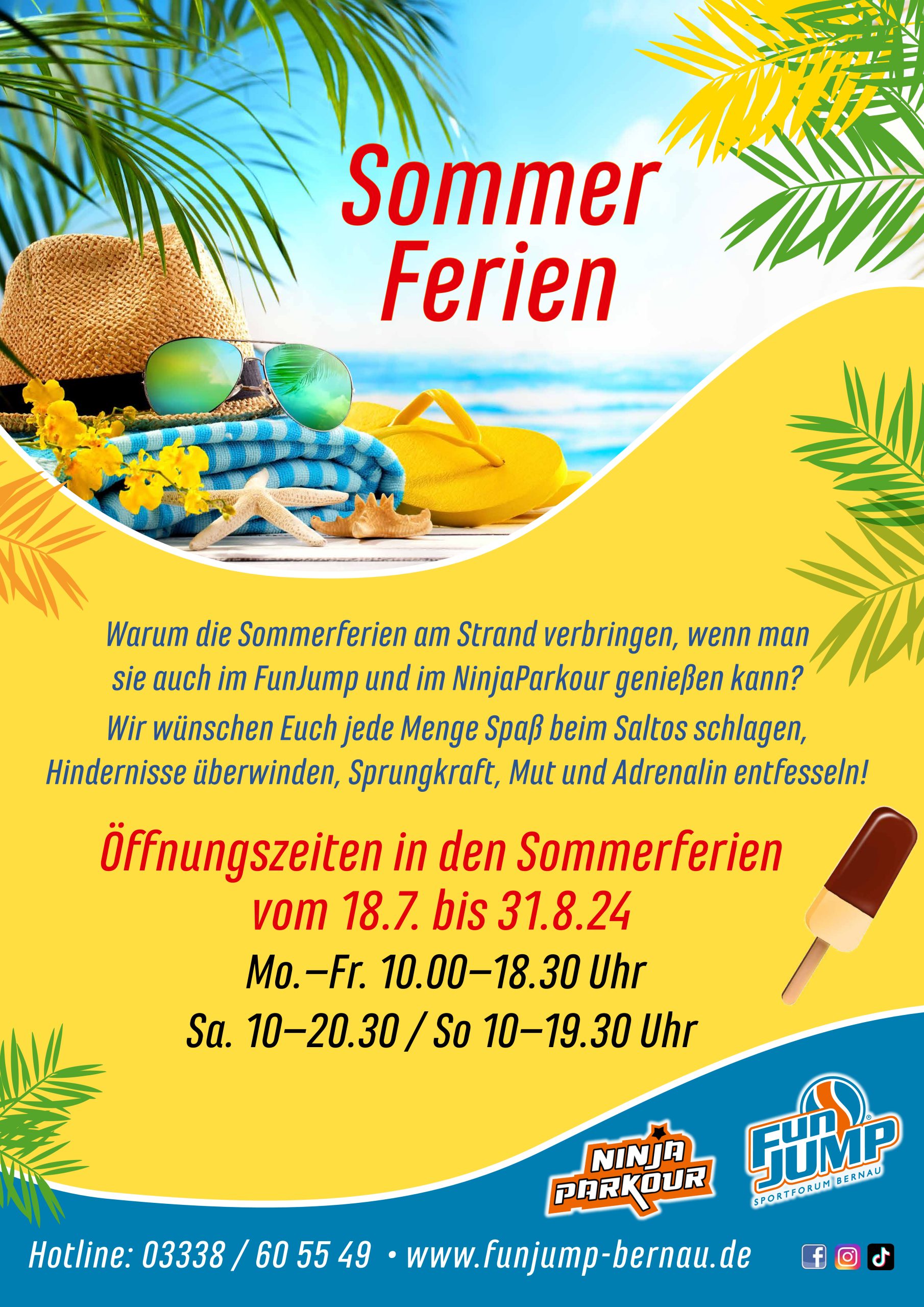 Sommerferien im FunJump Bernau